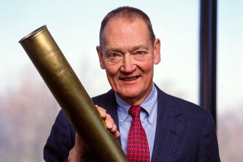 John Bogle im Jahr 1995. Der Mann, der Indexfonds groß gemacht hat, war da schon längst eine Ikone der Finanzwelt