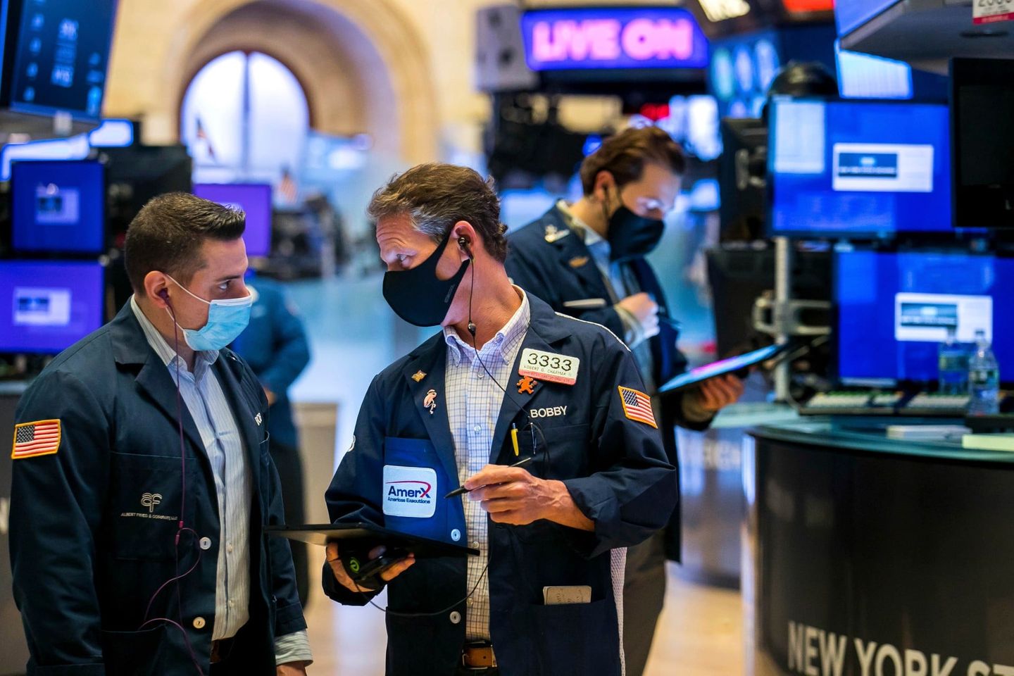 Händler an der New Yorker Börse