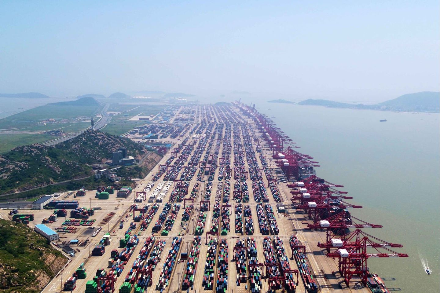Container-Hafen von Schanghai