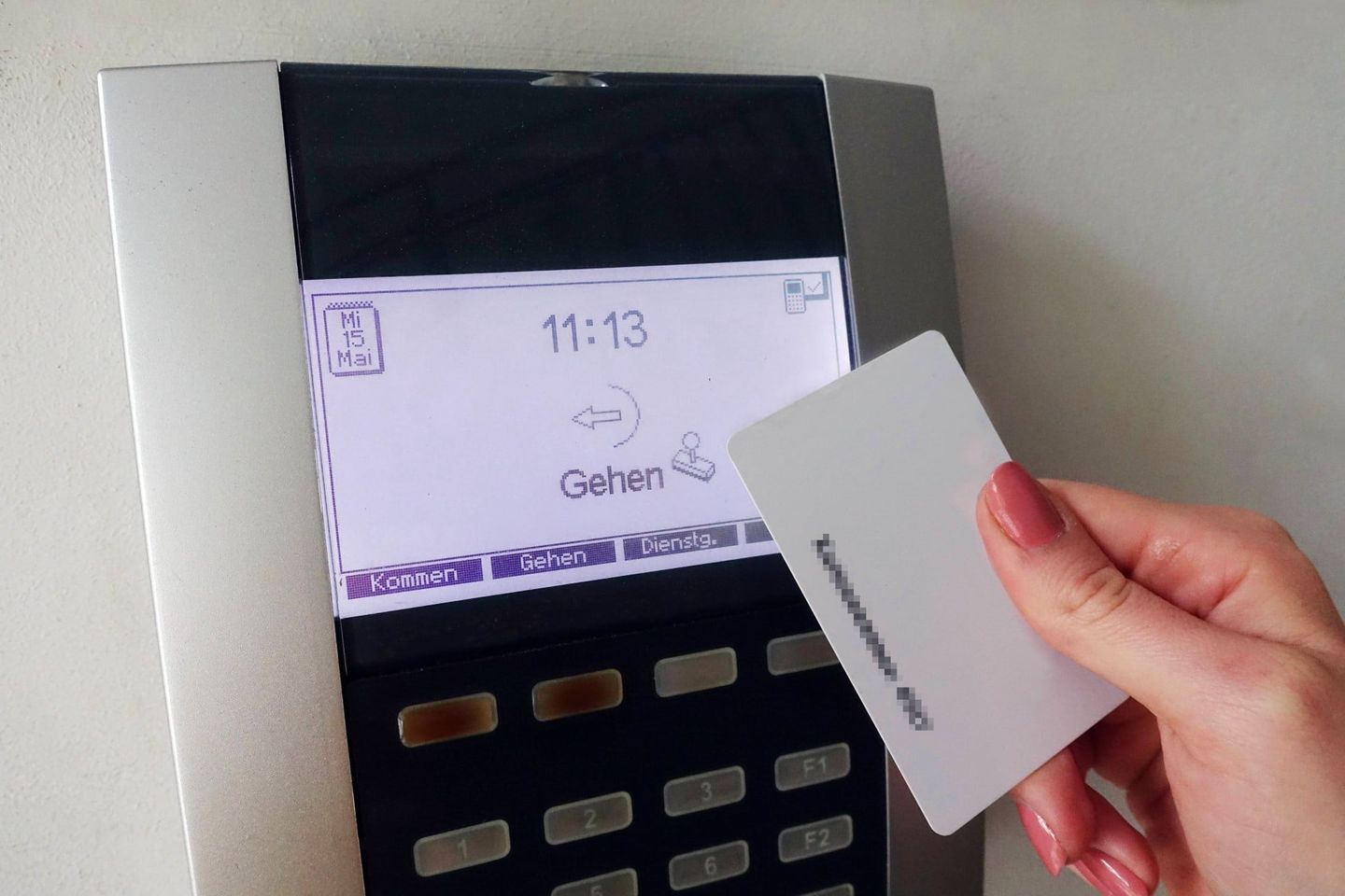 Erfassung der Arbeitszeit